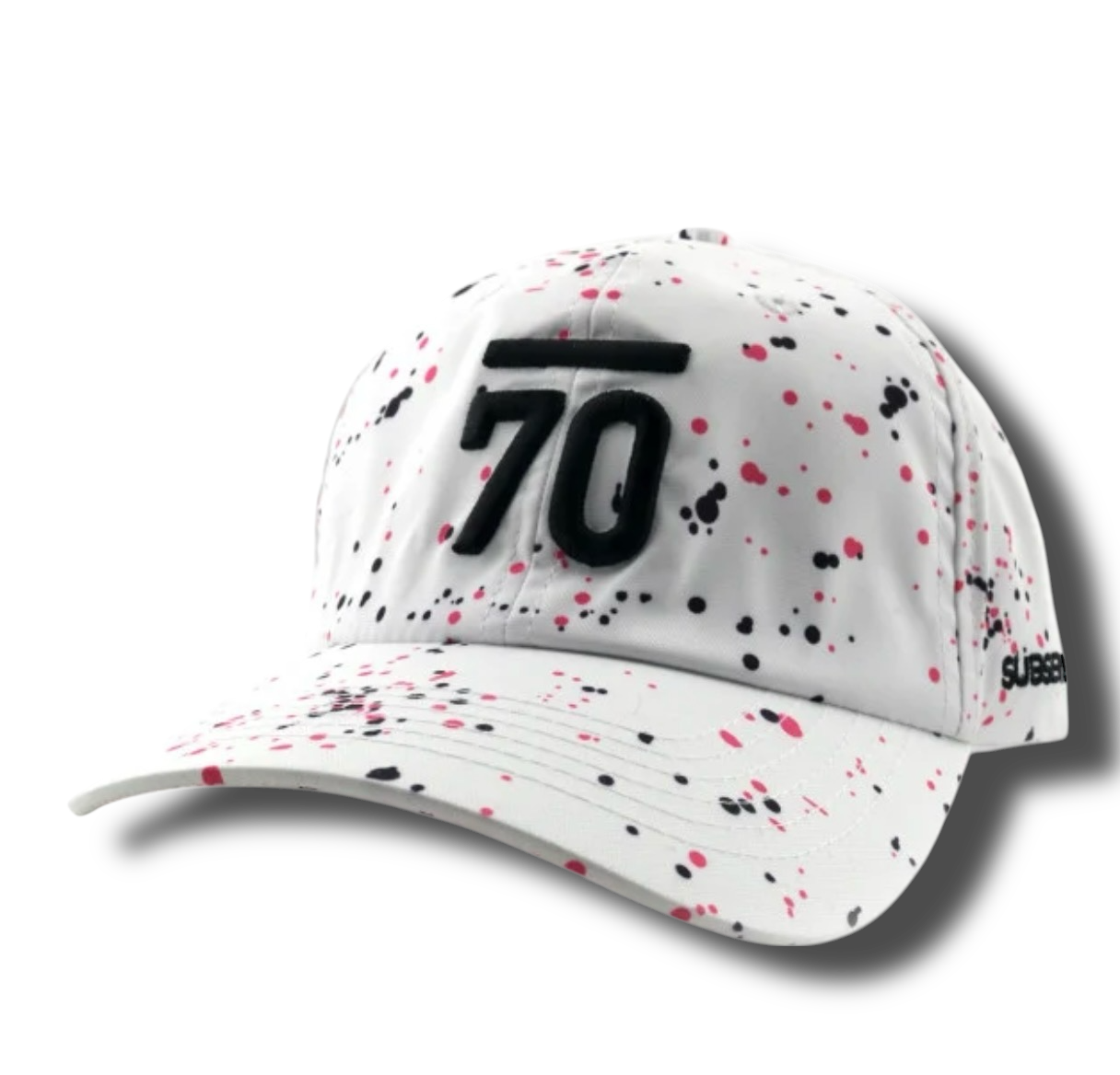 The Splatter Hat Curved Bill Hat