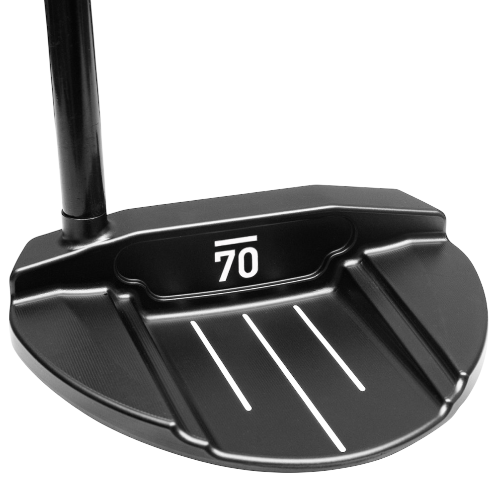 Sub 70 008 mallet putter rear alignment view
