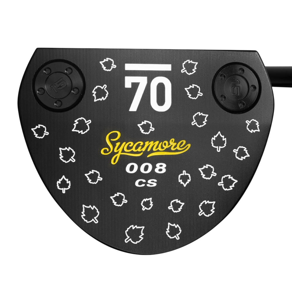 Sub 70 008CS mallet putter sole view