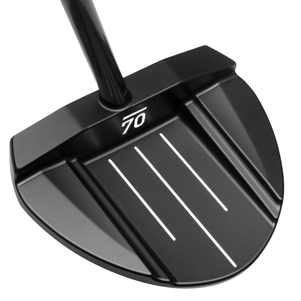 Sub 70 008CS mallet putter rear alignment view