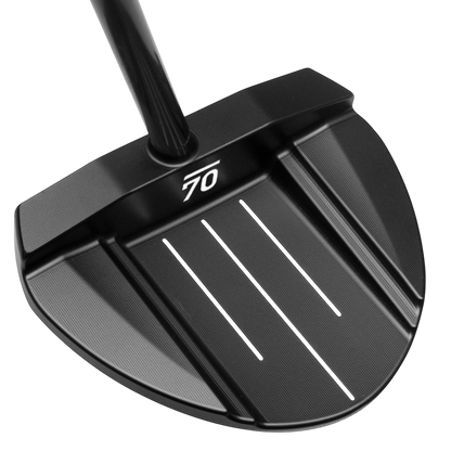 Sub 70 008CS mallet putter rear alignment view