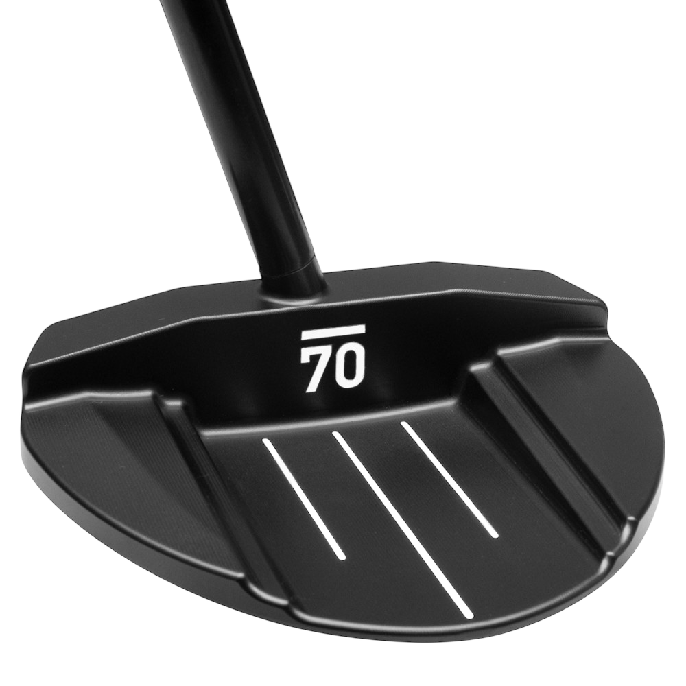 Sub 70 008CS milled mallet putter back profile
