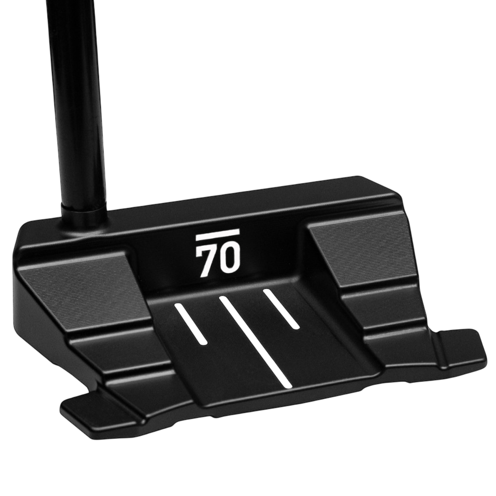 Sub 70 009 mini mallet putter rear alignment view