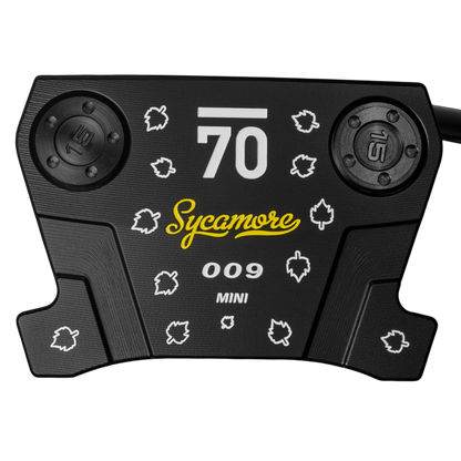 Sub 70 009 mini mallet putter sole view