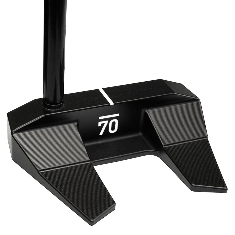 Sub 70 010 mallet putter rear alignment view