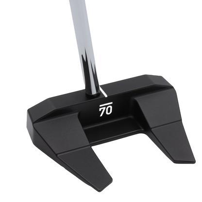 Sub 70 010B mallet putter rear alignment view
