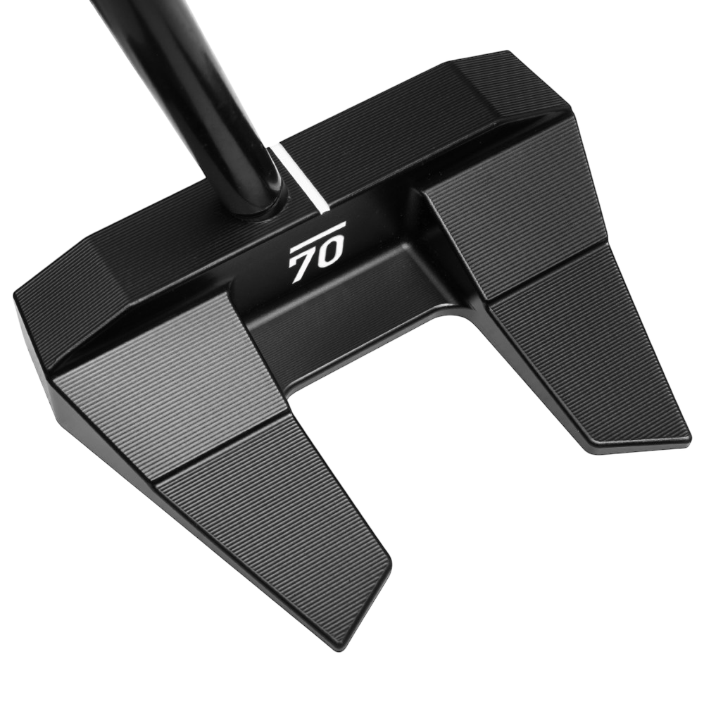 Sub 70 010CS milled mallet putter back profile