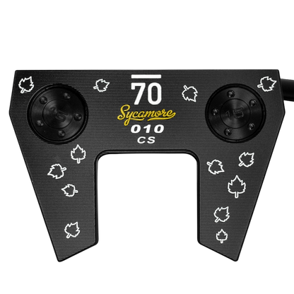 Sub 70 010CS mallet putter sole view