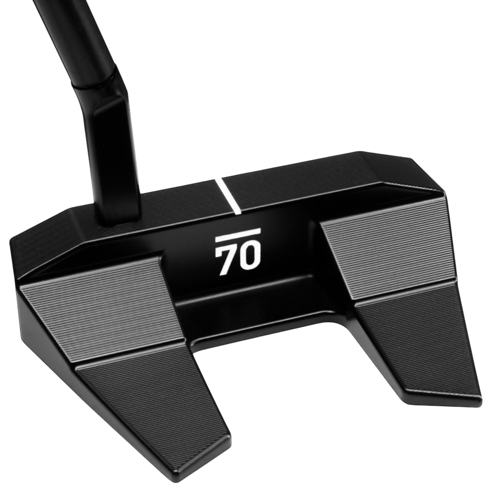 Sub 70 010S mallet putter rear alignment view