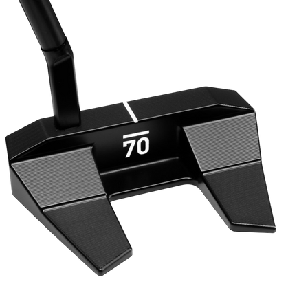 Sub 70 010S mallet putter rear alignment view