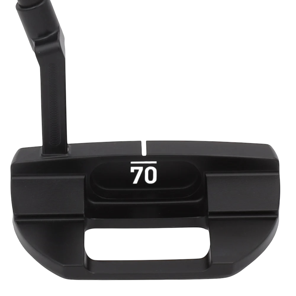 Sub 70 012P mallet putter rear alignment view