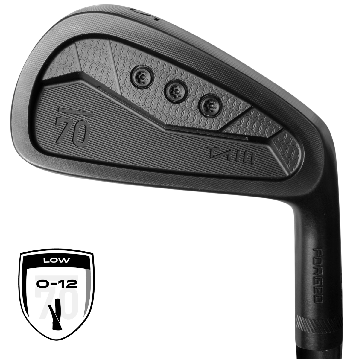 Sub 70 TAIII CB forged black tour cavity golf irons