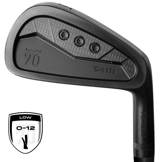 Sub 70 TAIII CB forged black tour cavity golf irons