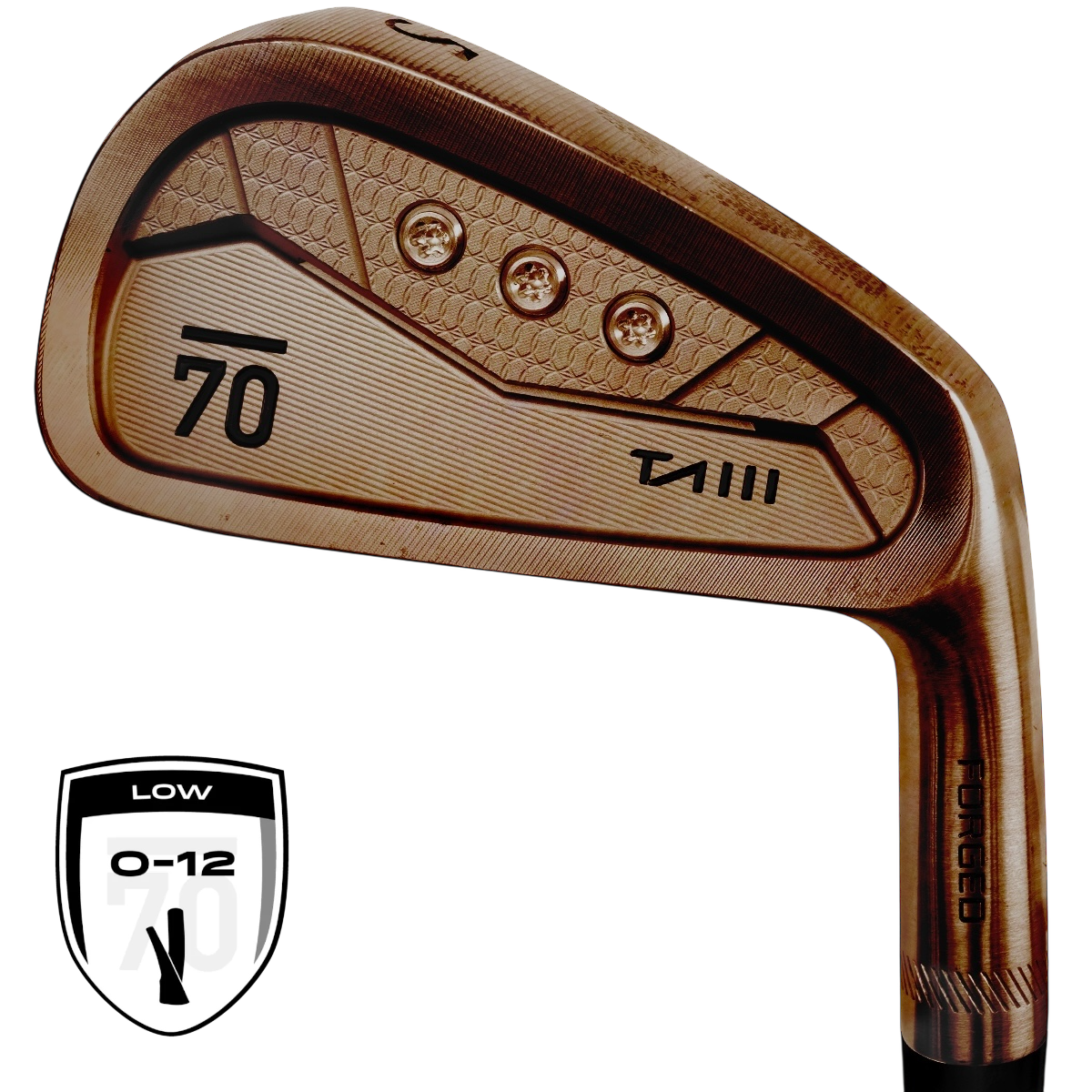 Sub 70 TAIII CB forged raw tour cavity golf irons