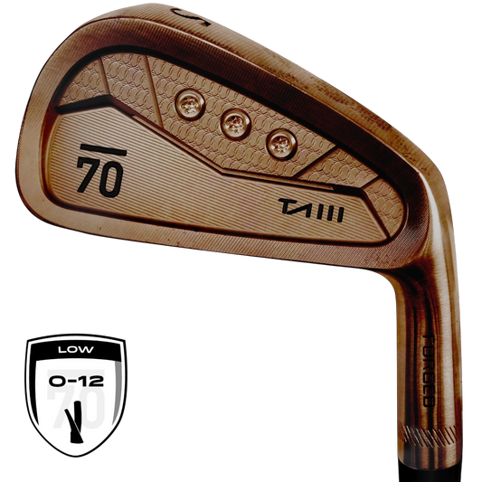 Sub 70 TAIII CB forged raw tour cavity golf irons