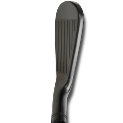 Sub 70 TAIII CB black irons address view