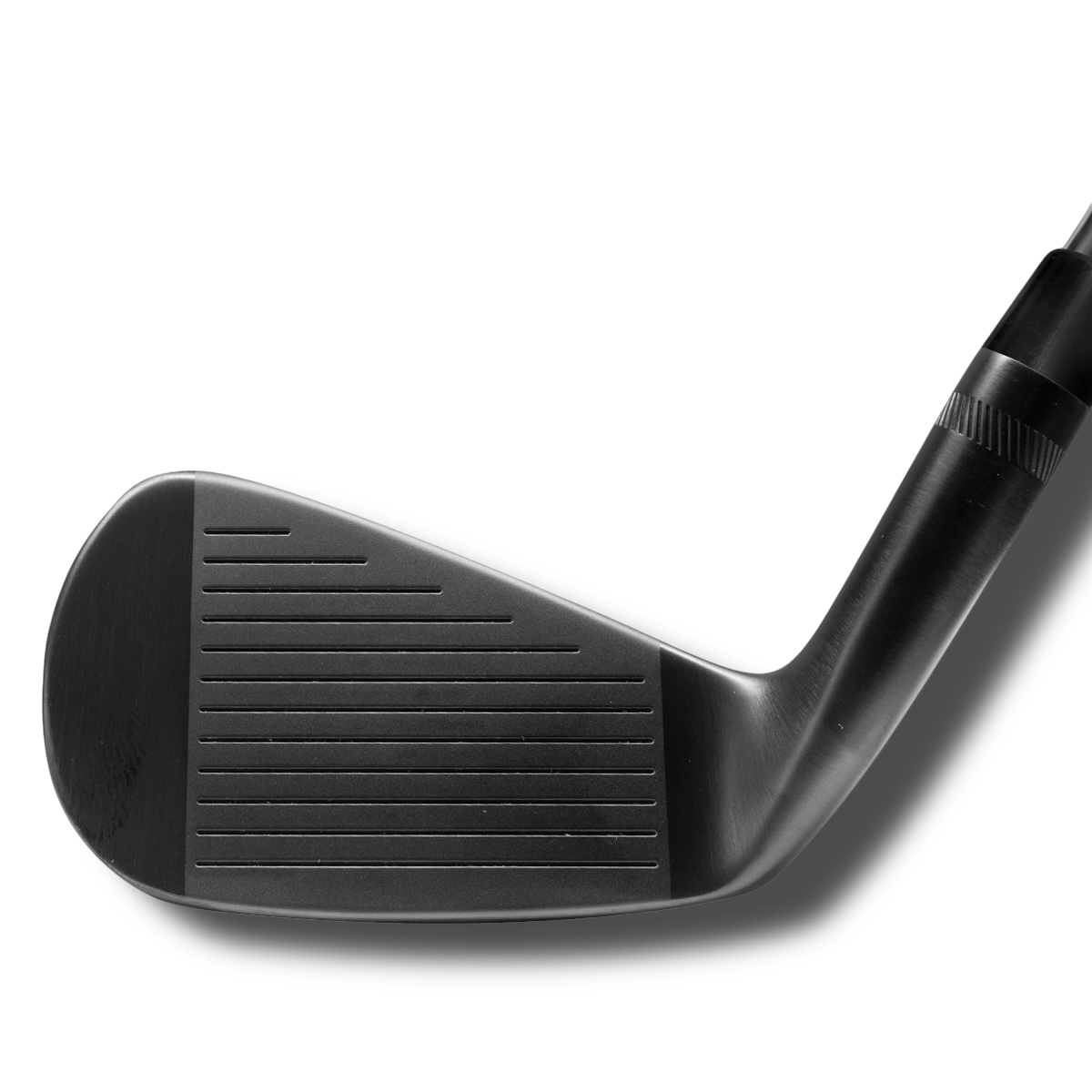 Sub 70 TAIII CB forged black tour cavity iron face close up