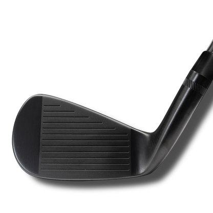 Sub 70 TAIII MB forged black blade iron face close up