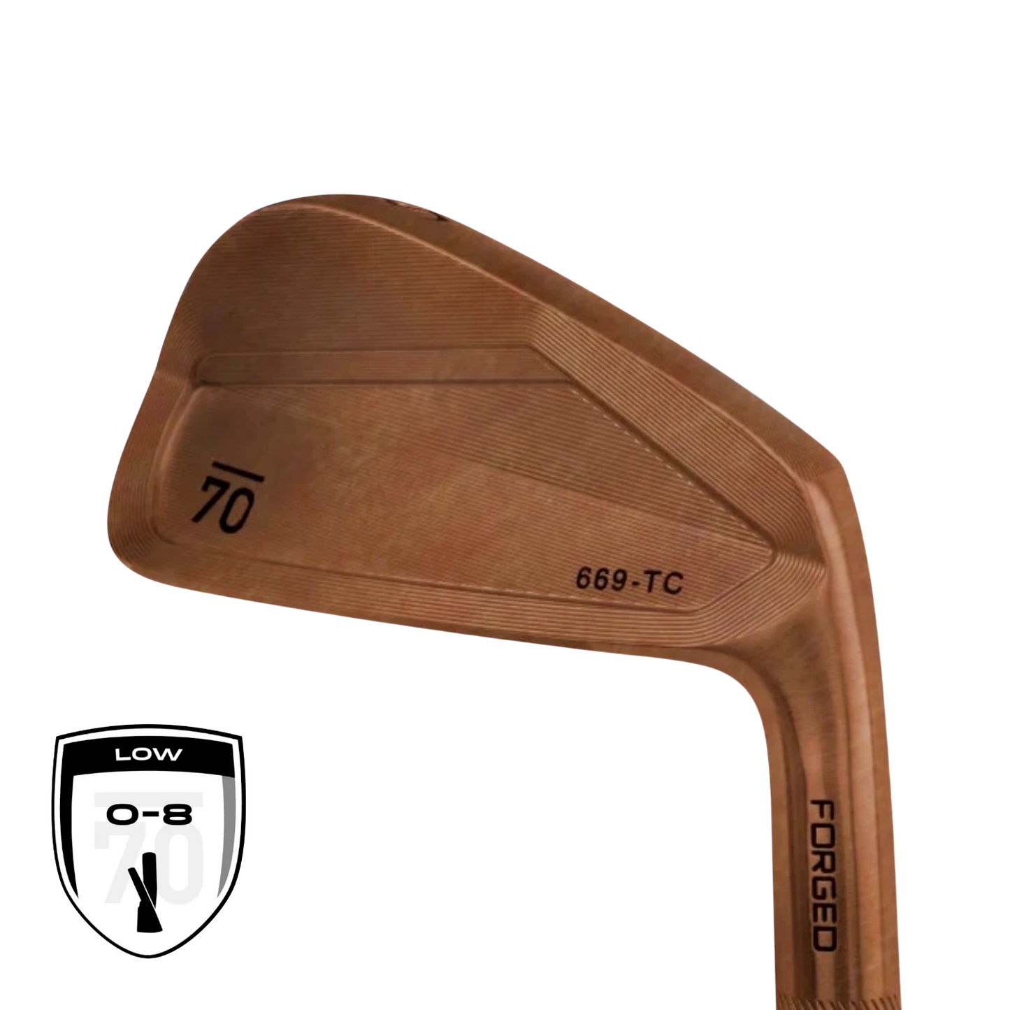 Sub 70 669 TC forged raw tour cavity golf irons
