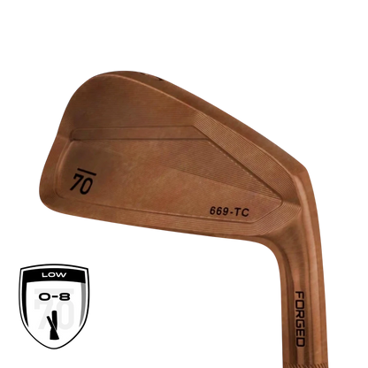 Sub 70 669 TC forged raw tour cavity golf irons