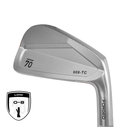 Sub 70 669 TC forged satin tour cavity golf irons