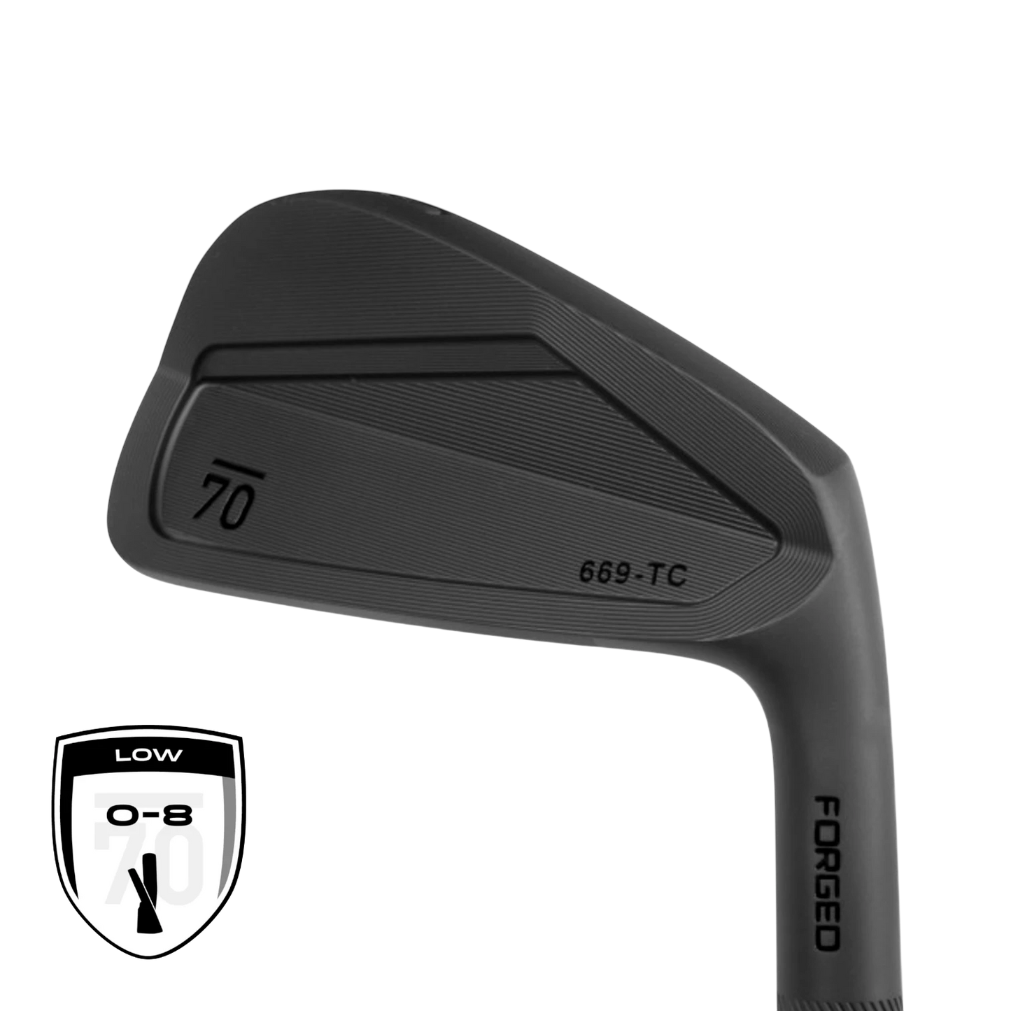Sub 70 669 TC forged black tour cavity golf irons