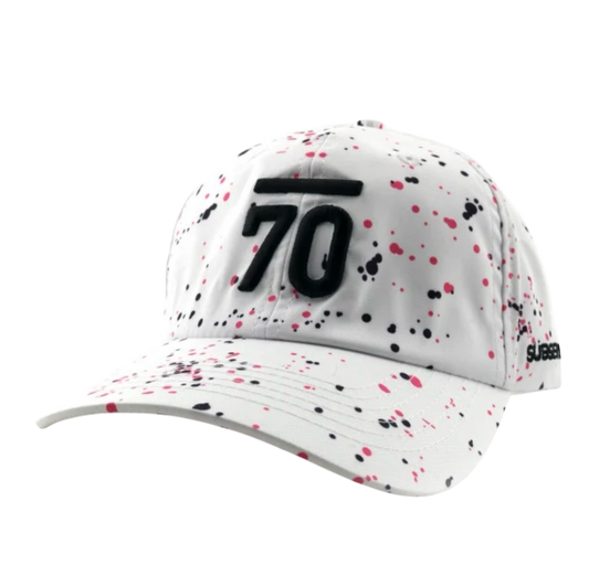 The Splatter Hat Curved Bill Hat