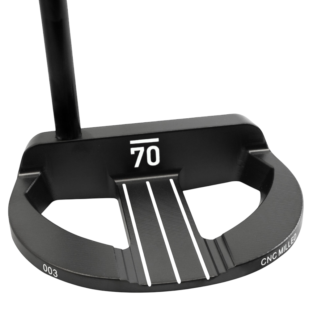 Sub 70 003 mallet putter rear alignment view