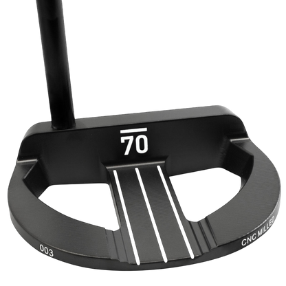 Sub 70 003 mallet putter rear alignment view