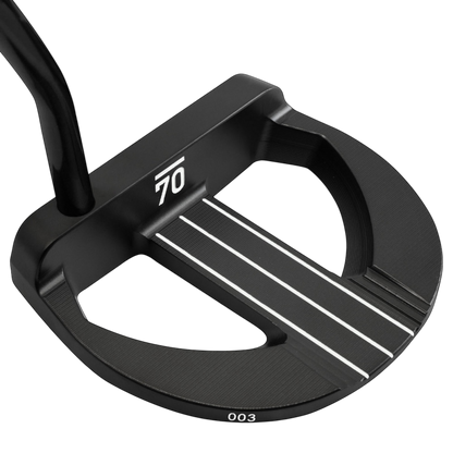 Sub 70 003 milled mallet putter back profile