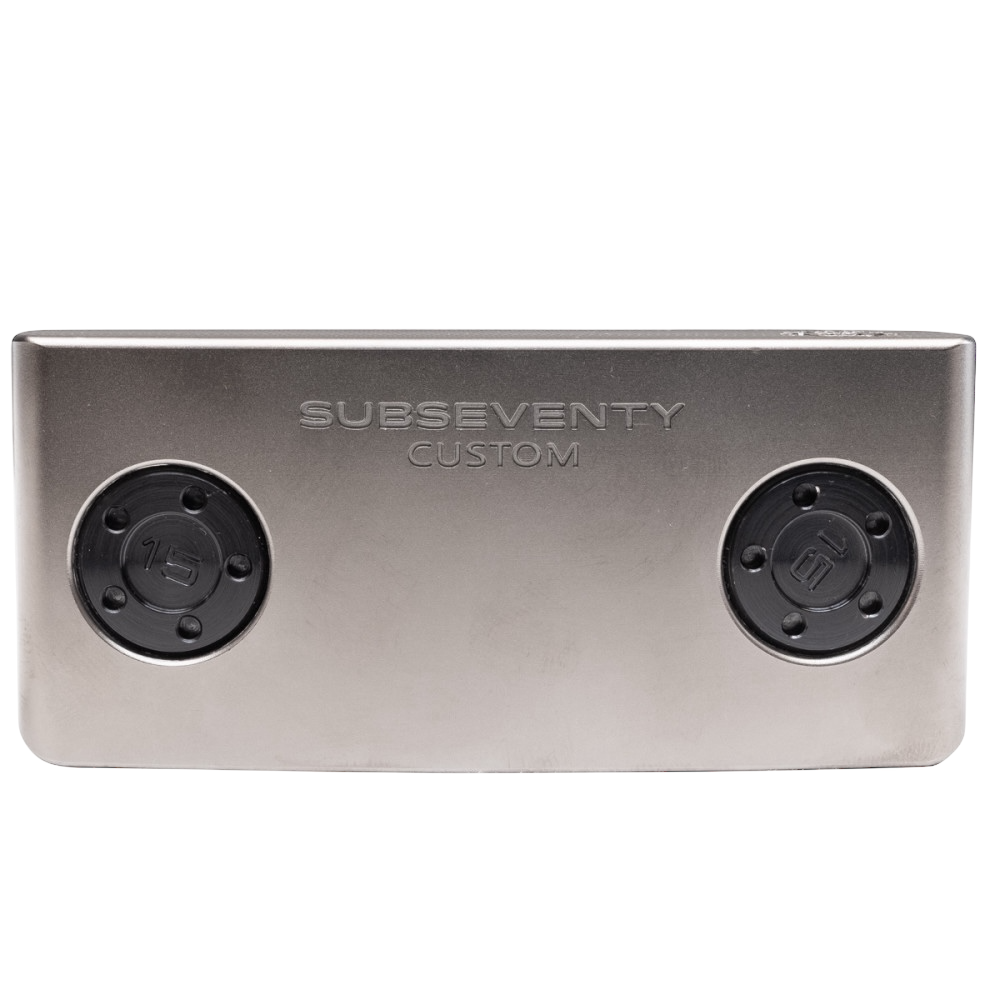 Sub 70 005 custom wide blade putter sole view