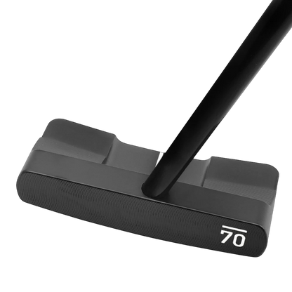Sub 70 005 putter face detail UK milled wide blade putter