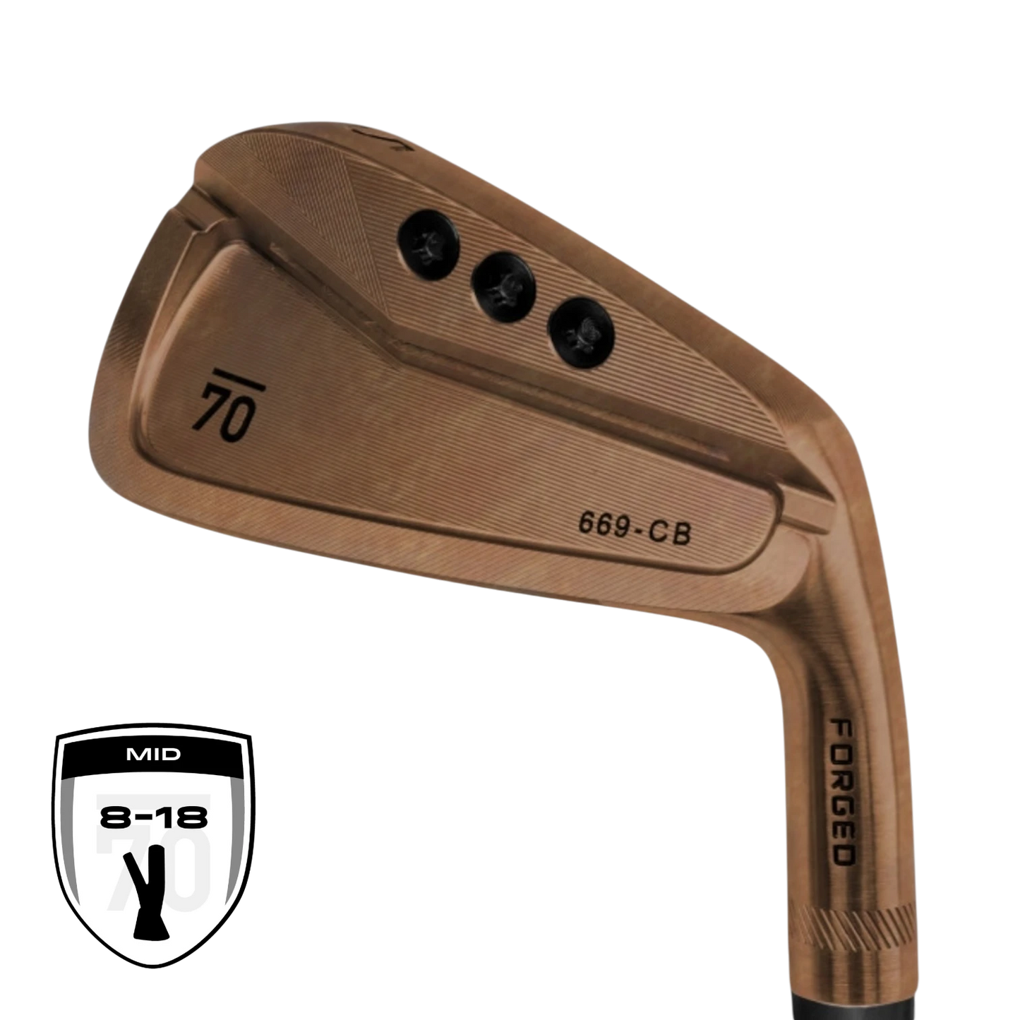 Sub 70 669 CB forged raw cavity back golf irons