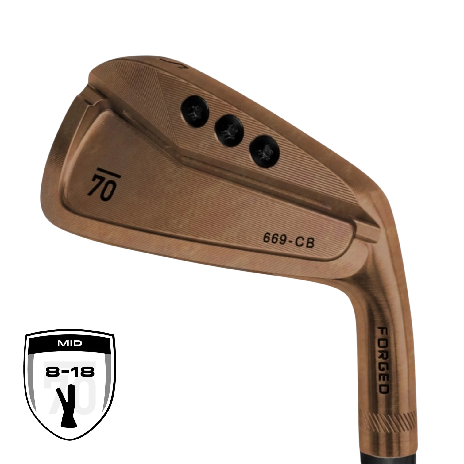 Sub 70 669 CB forged raw cavity back golf irons